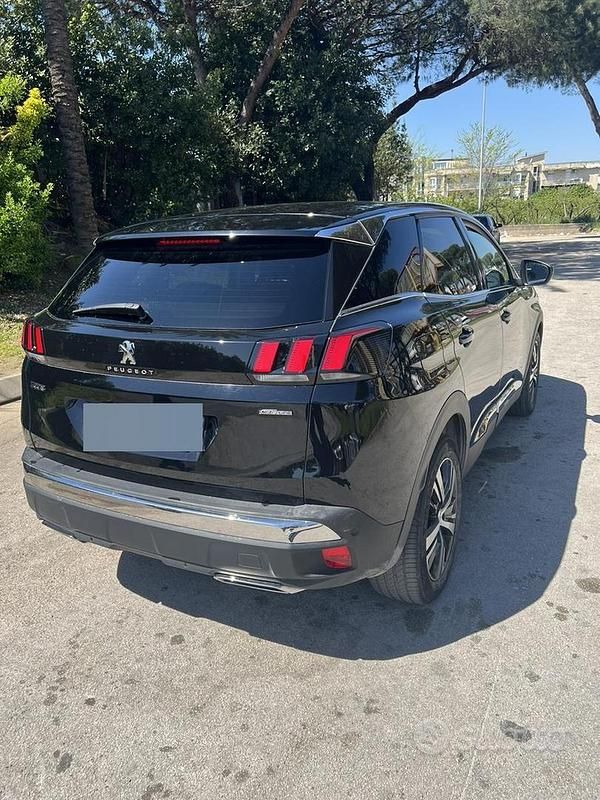 Usata Peugeot 3008 GT-line 131 CV (96 kW) 2019 Nero SUV