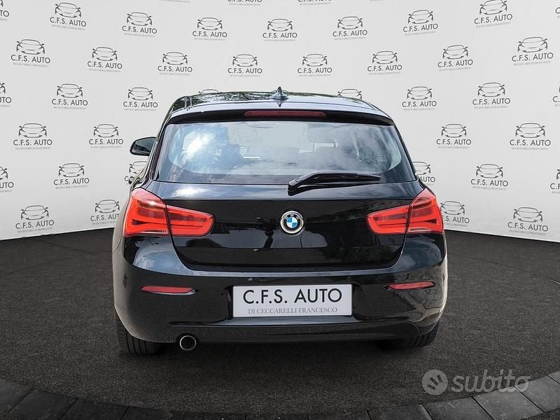 Usata BMW 114 95 CV (69 kW) 2019 Nero Utilitaria