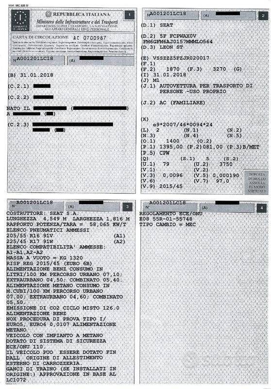 Bianco Usata 2018 Seat Leon Station wagon | 7100 € (Super prezzo) - Immagine 1/4