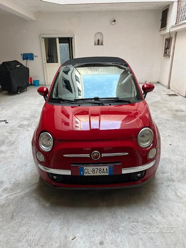 Rosso Usata 2022 Fiat 500C Cabrio | 6000 € - Immagine 1/4