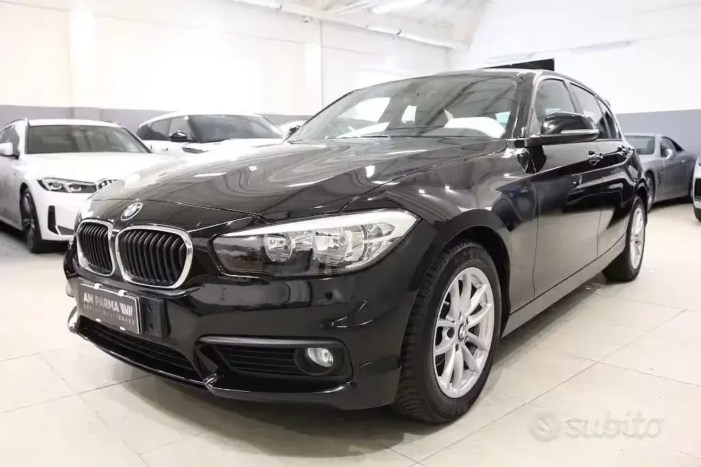 Usata BMW 118 Advantage 136 CV (100 kW) 2018 Nero Berlina