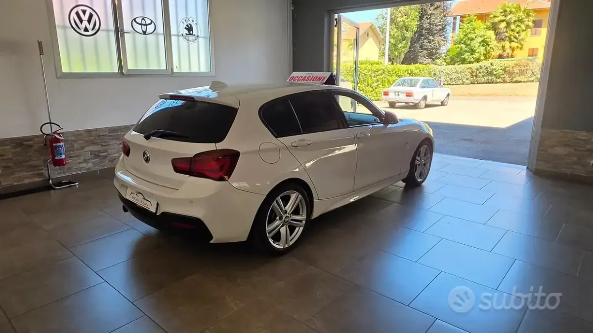 Usata BMW 118 M Sport 136 CV (100 kW) 2018 Bianco Berlina