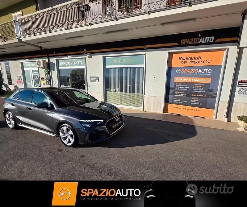 Usata Audi A3 S-Line 150 CV (110 kW) 2023 Grigio Berlina