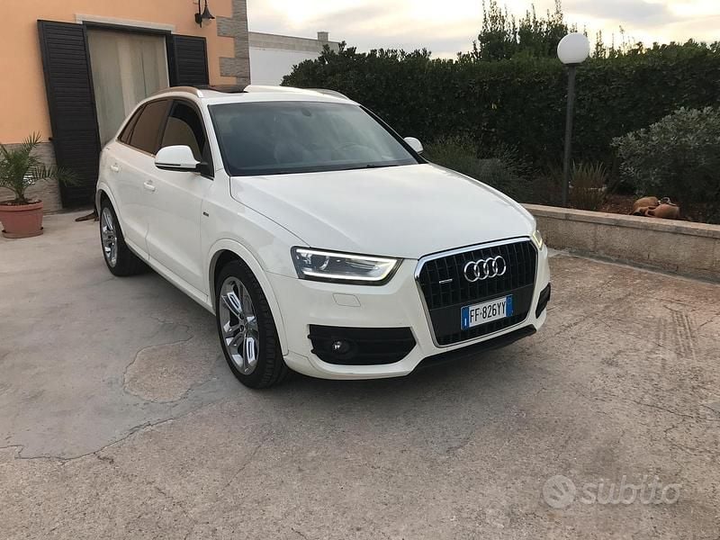 Usata Audi Q3 S-Line 177 CV (130 kW) 2012 Bianco SUV