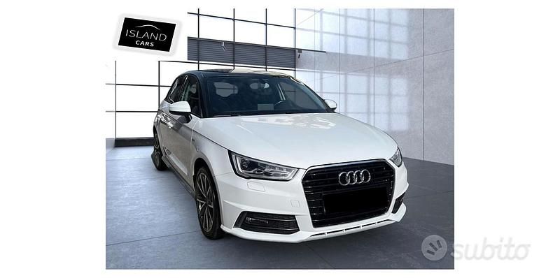 Usata Audi A1 S-Line 125 CV (91 kW) 2017 Bianco Berlina
