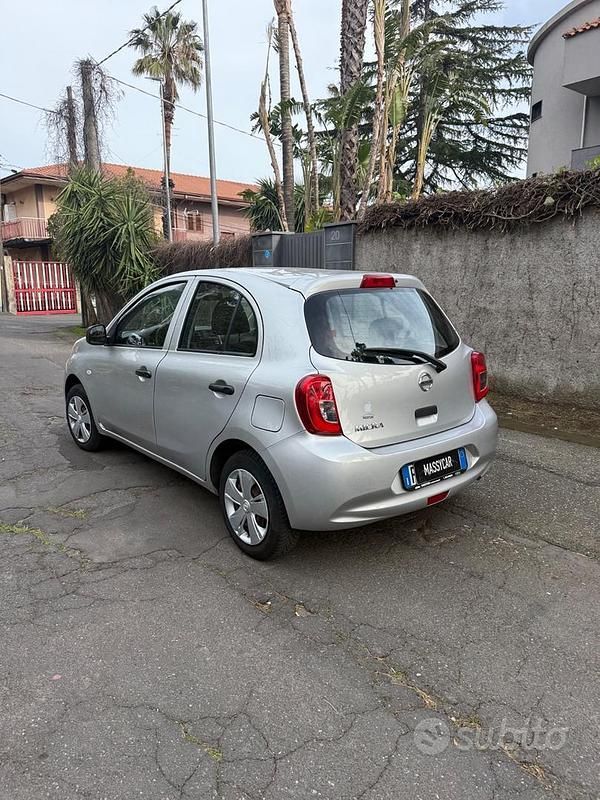 Usata Nissan Micra Acenta 80 CV (58 kW) 2015 Grigio Utilitaria