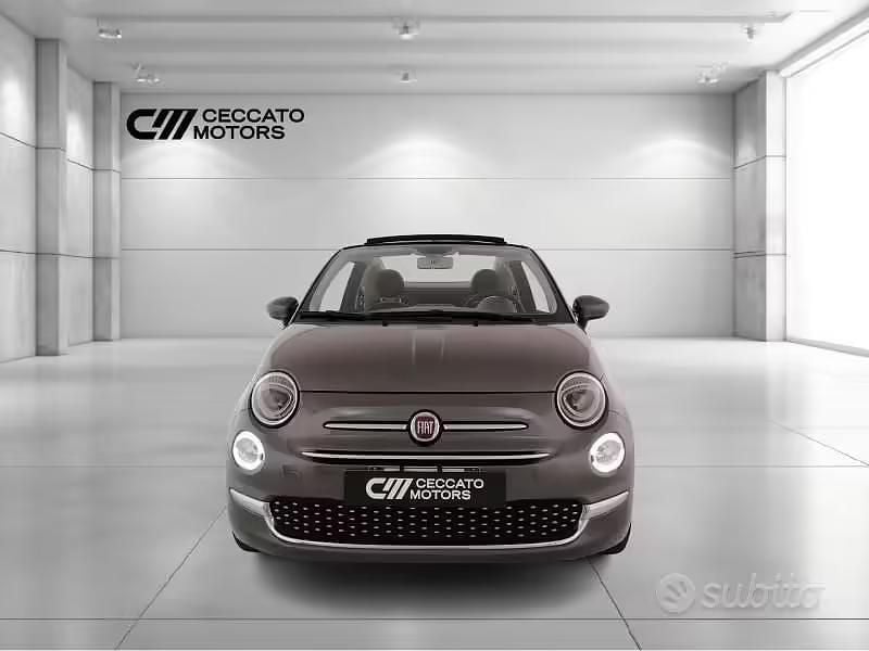 Usata Fiat 500C Lounge 69 CV (50 kW) 2017 Grigio Cabrio