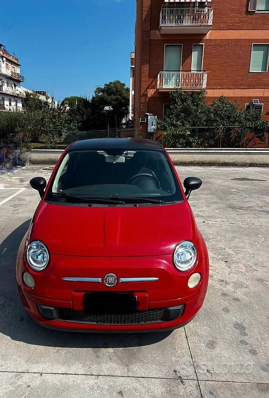 Usata Fiat 500 69 CV (50 kW) 2010 Rosso Utilitaria
