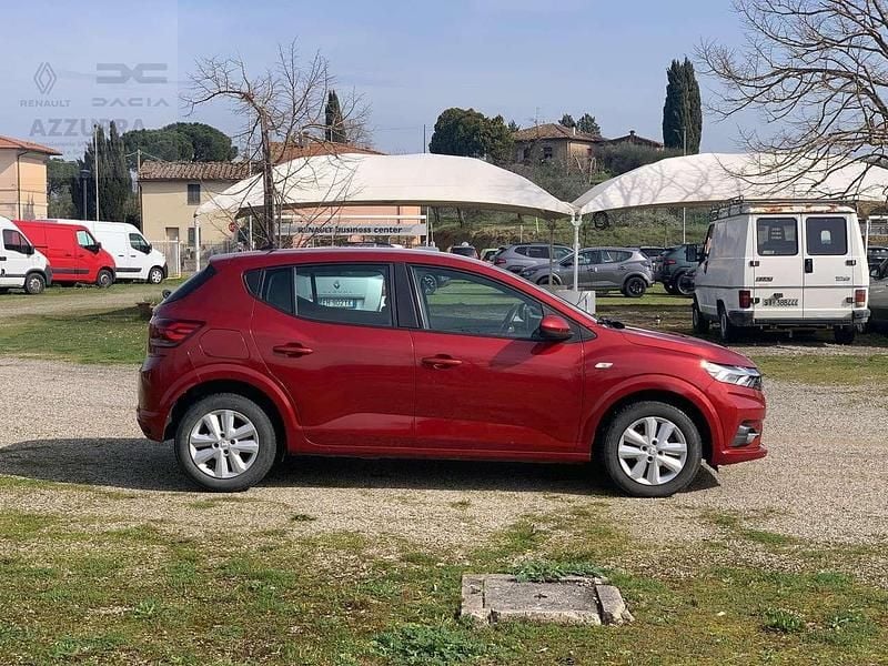 Usata Dacia Sandero Expression 91 CV (66 kW) 2022 Rosso Utilitaria