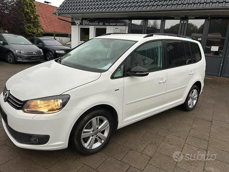Usata VW Touran Comfortline 104 CV (76 kW) 2012 Bianco Monovolume