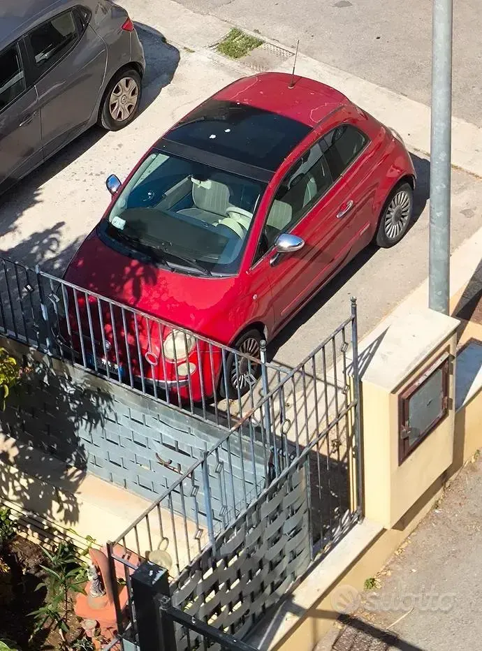 Usata Fiat 500 69 CV (50 kW) 2008 Rosso Utilitaria