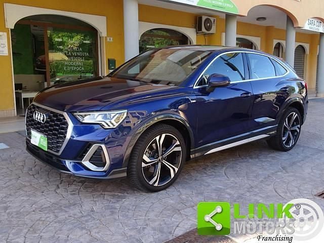 Azzurro Usata 2021 Audi Q3 Sportback S-Line SUV | 35.400 € (Buon prezzo) - Immagine 1/4