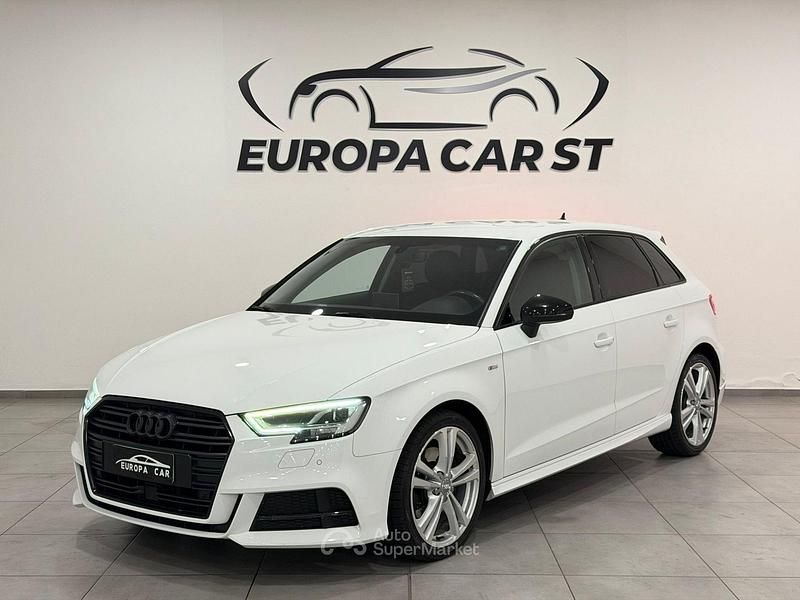 Usata Audi A3 S-Line 150 CV (110 kW) 2020 Bianco Berlina