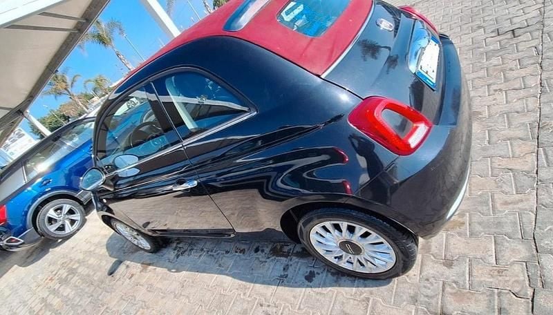 Usata Fiat 500 Lounge 69 CV (50 kW) 2017 Nero Cabrio