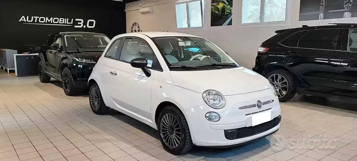 Usata Fiat 500 Lounge 69 CV (50 kW) 2010 Bianco Berlina