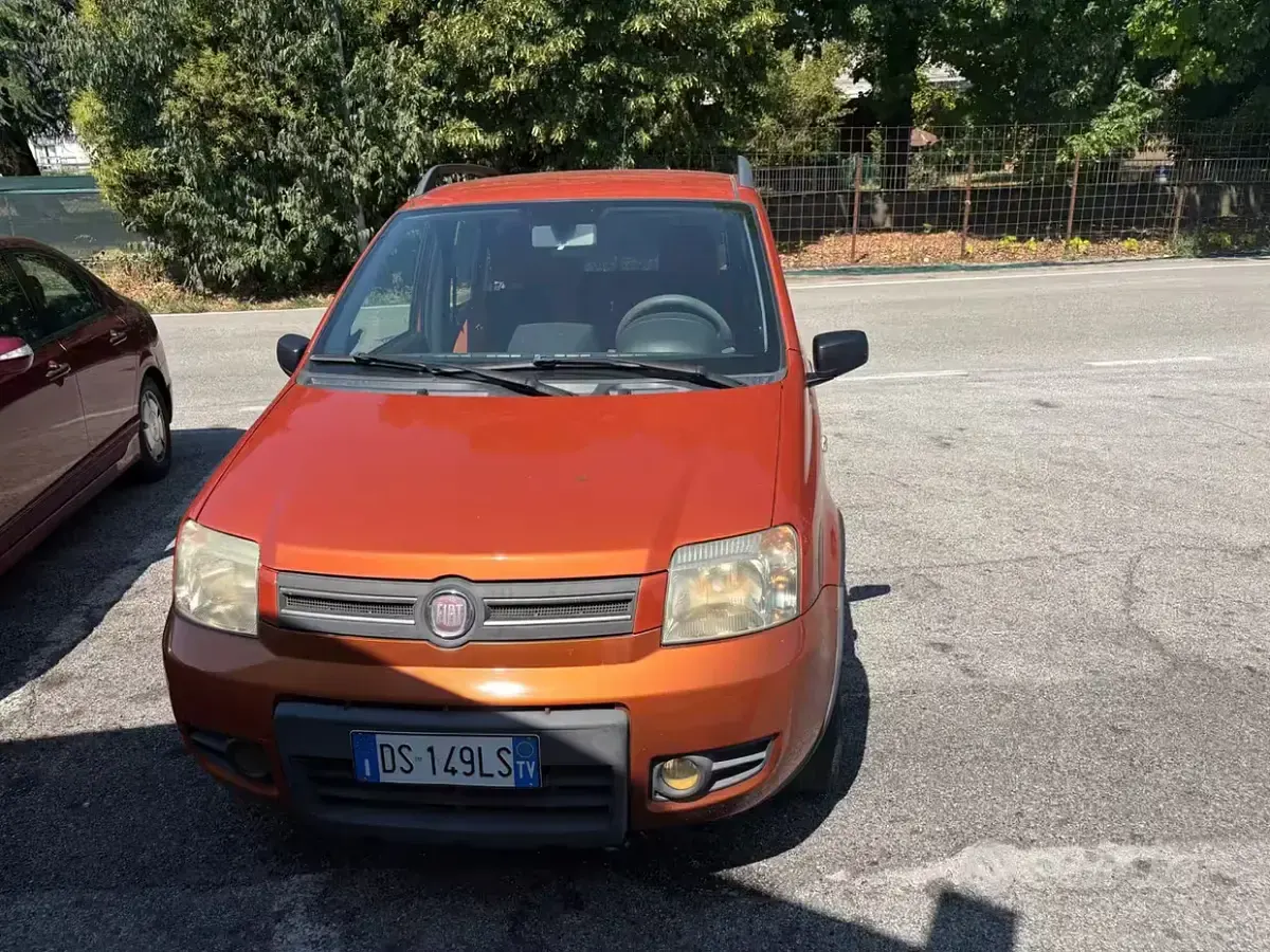 Usata Fiat Panda 60 CV (44 kW) 2008 Arancione Utilitaria