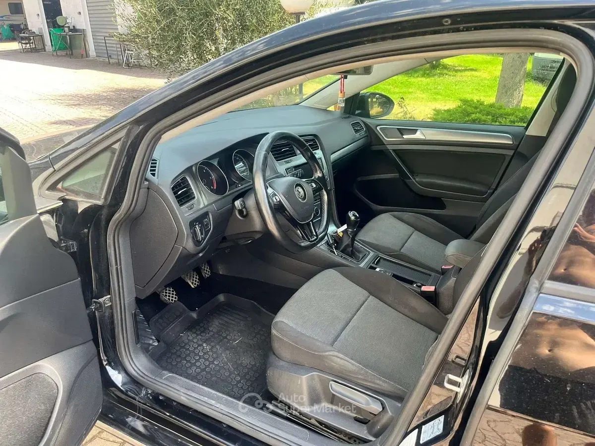 Usata VW Golf VII Trendline 90 CV (66 kW) 2014 Nero Berlina
