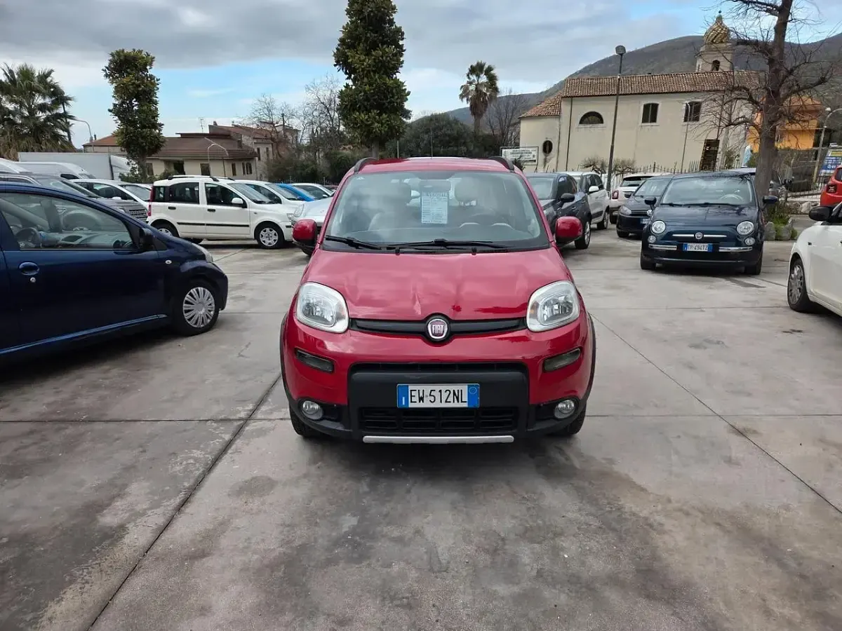 Usata Fiat Panda 4x4 S 75 CV (55 kW) 2014 Rosso Utilitaria
