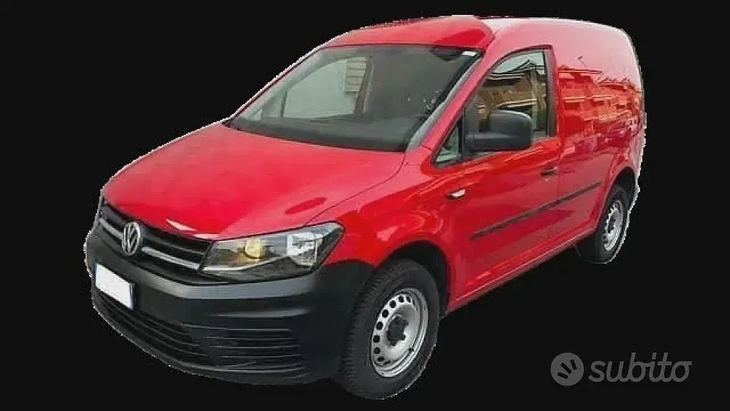 Begagnad VW Caddy 110 HK (80 kW) 2015 Röd Minibuss