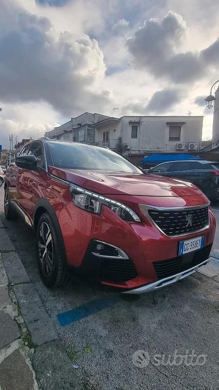 Usata Peugeot 3008 150 CV (110 kW) 2018 Rosso SUV