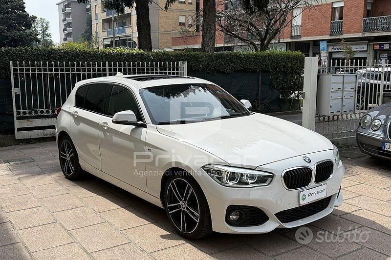 Usata BMW 118 M Sport 136 CV (100 kW) 2019 Bianco Utilitaria