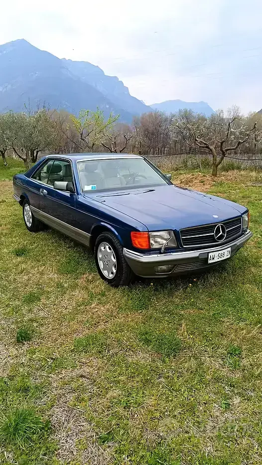 Usata Mercedes 500 231 CV (169 kW) 1984 Blu Coupé