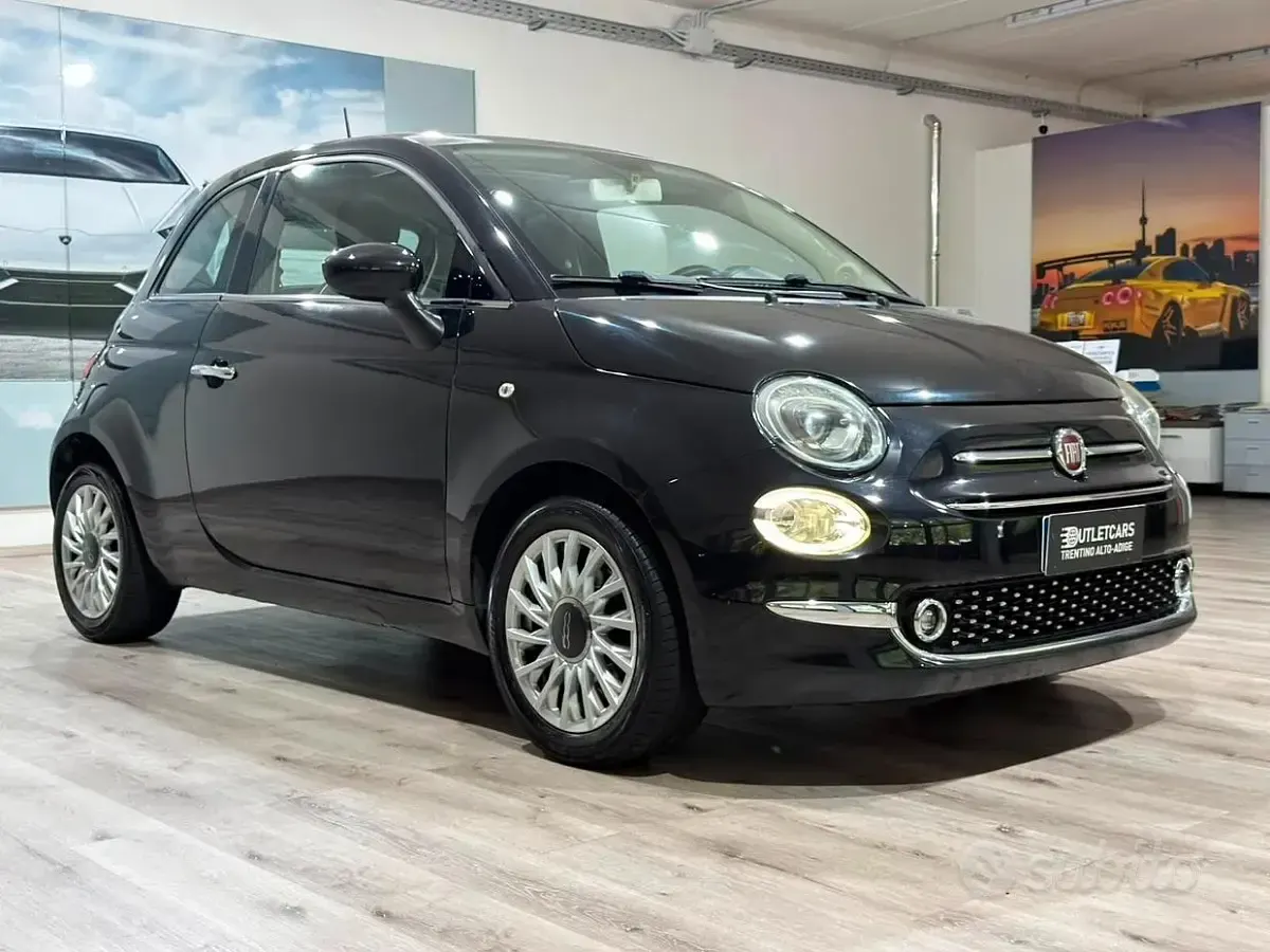 Usata Fiat 500 69 CV (50 kW) 2017 Nero Berlina