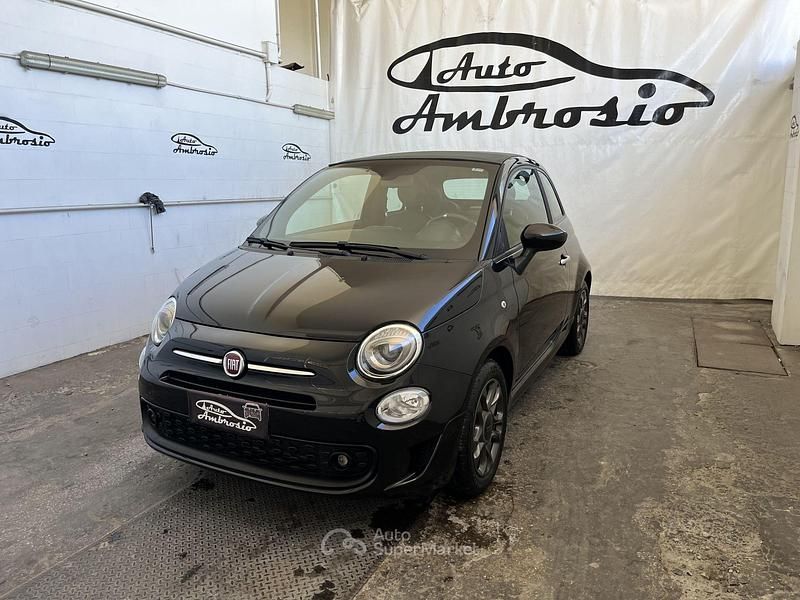Usata Fiat 500 Sport 69 CV (50 kW) 2021 Nero Cabrio