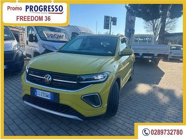 Usata VW T-Cross R-line 116 CV (85 kW) 2024 Giallo SUV
