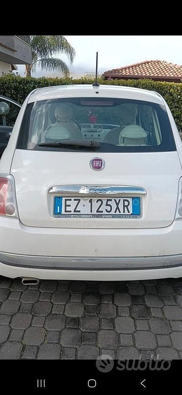 Usata Fiat 500 95 CV (69 kW) 2015 Bianco Utilitaria