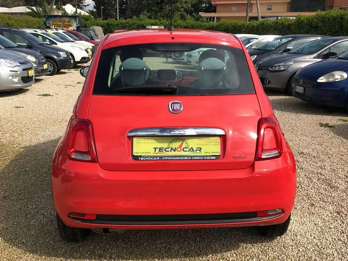 Usata Fiat 500 Pop 69 CV (50 kW) 2017 Rosso Utilitaria