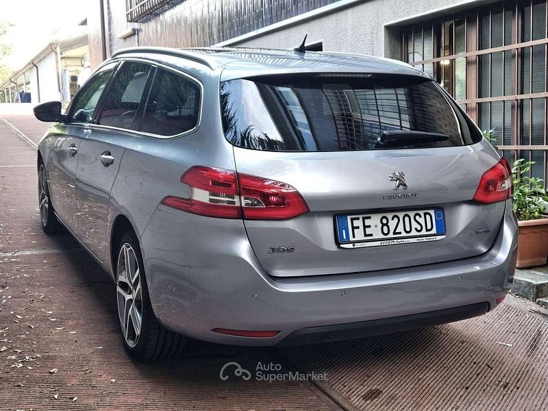 Usata Peugeot 308 SW GT-line 120 CV (88 kW) 2016 Grigio Station wagon