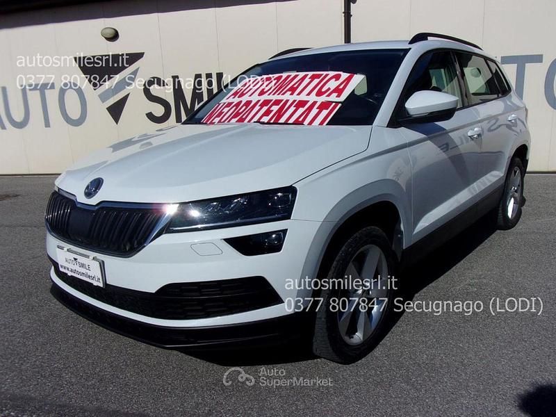 Usata Skoda Karoq Executive 116 CV (85 kW) 2019 Bianco SUV
