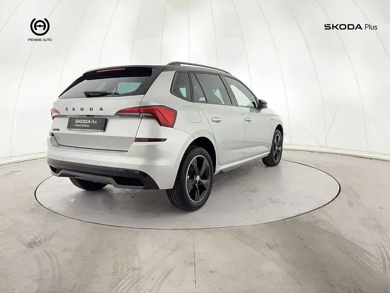 Usata Skoda Kamiq Monte Carlo 110 CV (80 kW) 2022 Argento tetto nero SUV
