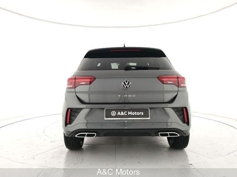 Usata VW T-Roc R-line 110 CV (80 kW) 2022 Grigio SUV