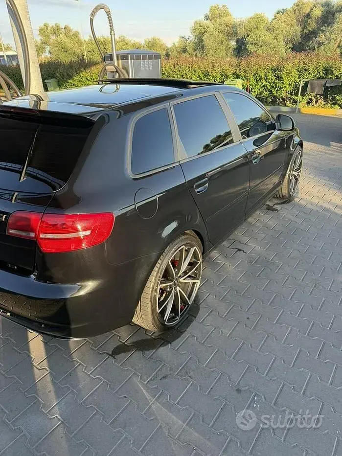 Usata Audi A3 140 CV (102 kW) 2010 Nero Utilitaria