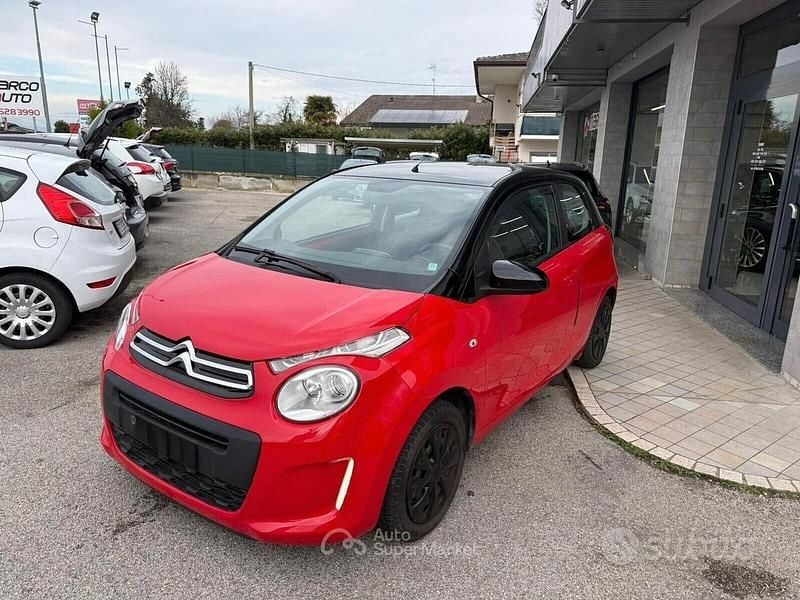 Usata Citroën C1 Shine 69 CV (50 kW) 2015 Rosso Utilitaria