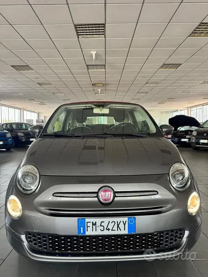 Usata Fiat 500C Lounge 69 CV (50 kW) 2017 Grigio Cabrio