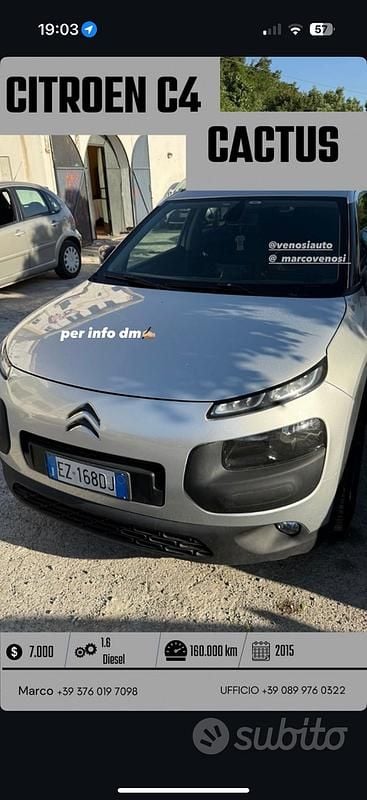 Usata Citroën C4 Cactus 99 CV (72 kW) 2016 Utilitaria