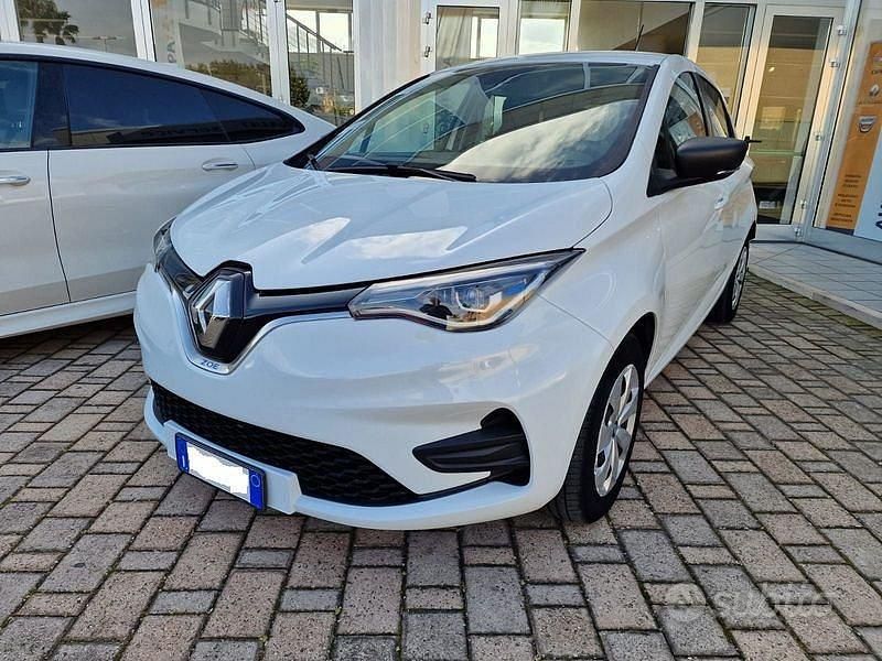 Usata Renault Zoe Life 22 kW (30 CV) 2021 Bianco Utilitaria
