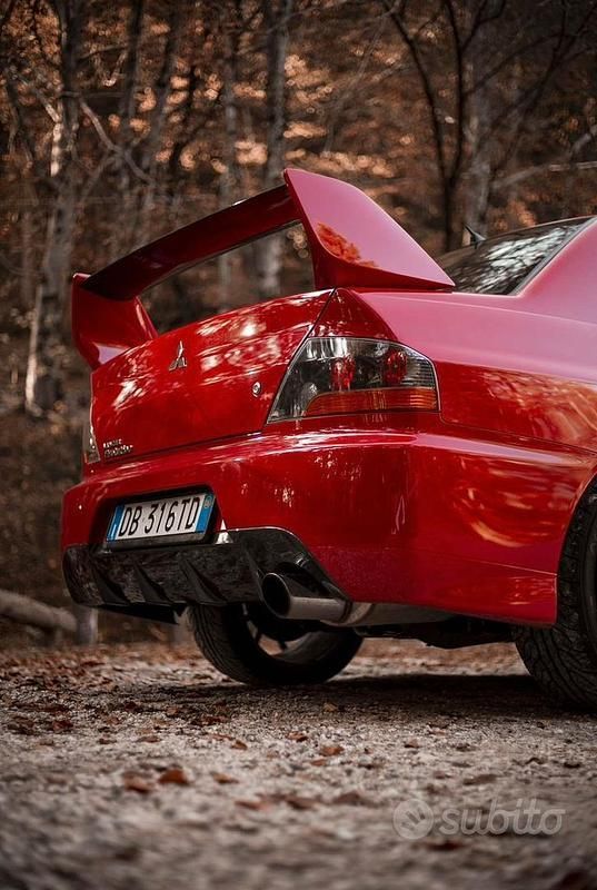 Usata Mitsubishi Lancer 280 CV (205 kW) 2006 Rosso Berlina