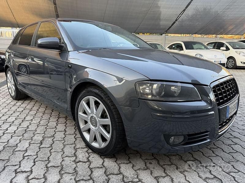 Usata Audi A3 Ambition 101 CV (74 kW) 2007 Grigio Utilitaria