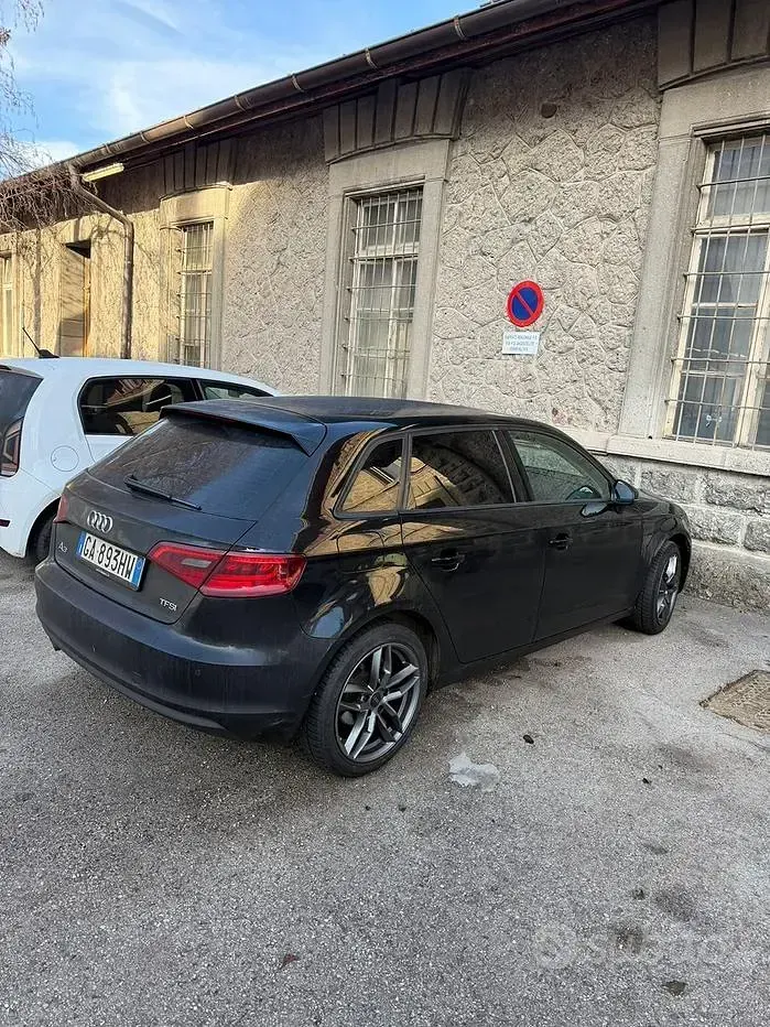Usata Audi A3 Ambiente 110 CV (80 kW) 2016 Nero Berlina