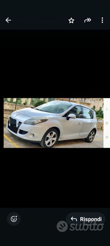 Grigio Usata 2010 Renault Scénic III Monovolume | 5500 € (Molto cara) - Immagine 1/4