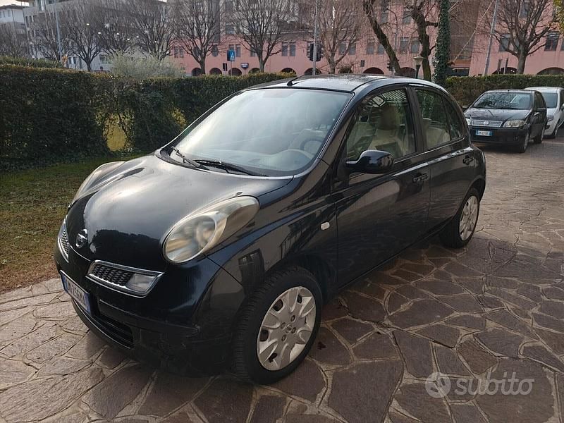 Usata Nissan Micra Acenta 80 CV (58 kW) 2008 Nero Berlina