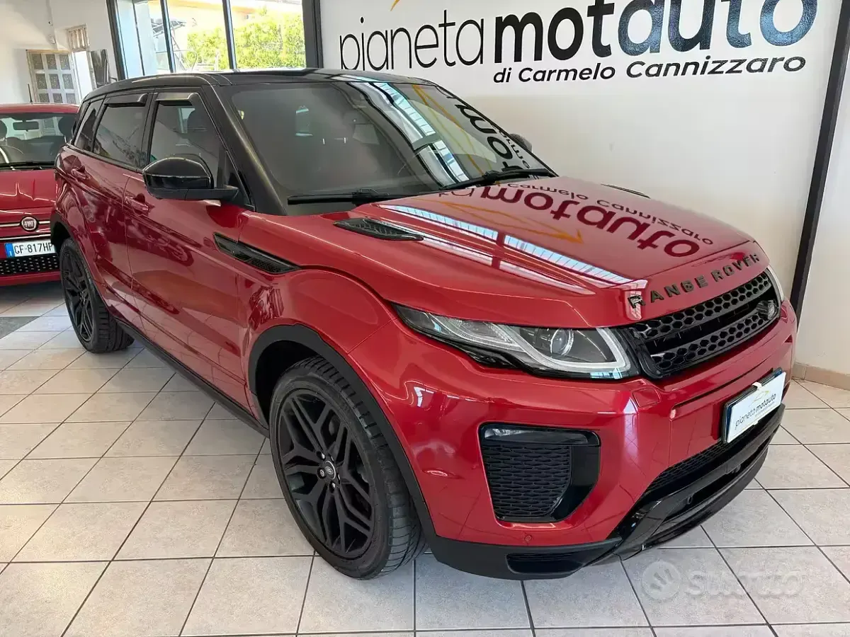 Usata Land Rover Range Rover evoque Dynamic 190 CV (139 kW) 2015 Rosso Station wagon