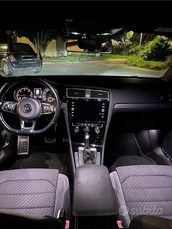 Usata VW Golf VII R-line 150 CV (110 kW) 2018 Bianco Berlina