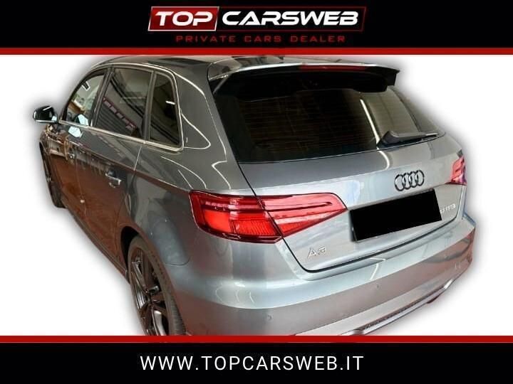 Usata Audi A3 Sport 190 CV (139 kW) 2019 Grigio Berlina