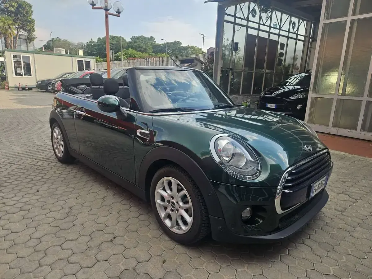 Usata Mini Cooper D Cabriolet Hype 116 CV (85 kW) 2016 Verde Cabrio