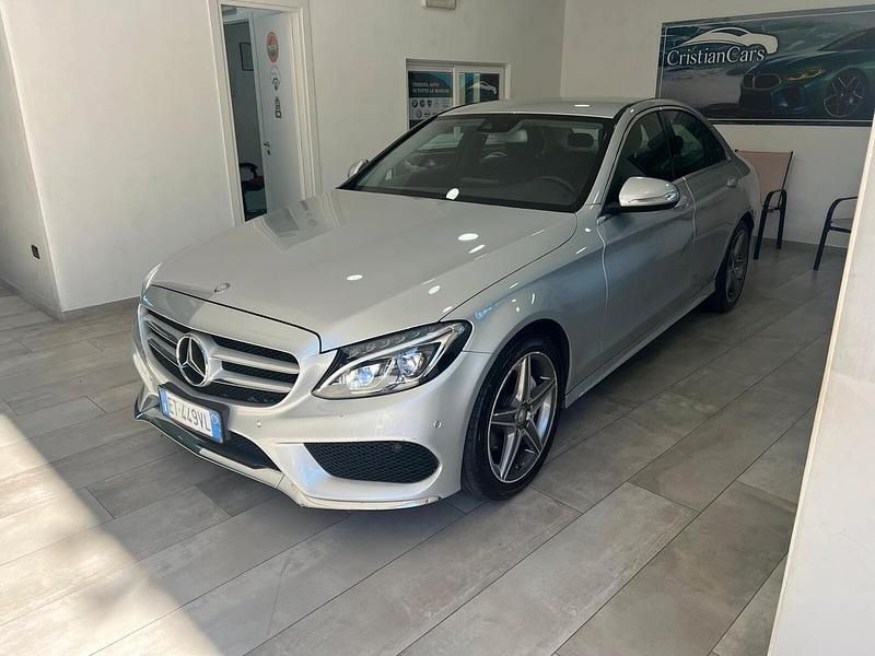 Usata Mercedes C220 Premium 170 CV (125 kW) 2014 Argento Berlina